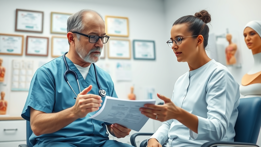 Surgeon shares postoperative recovery tips during follow-up appointment