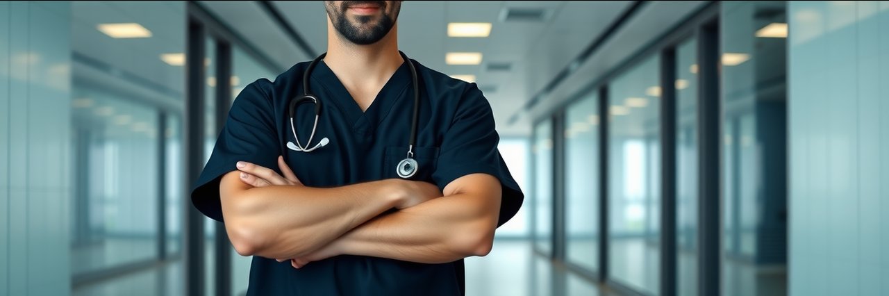 Medical professional in clinic for facial rejuvenation procedures Miami