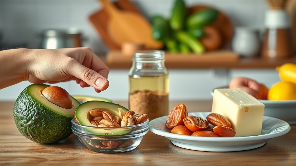 Saturated fat and healthy unsaturated fats compared for healthy eating