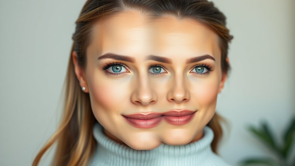 Before and after cosmetic procedures transformation, radiant and natural results.