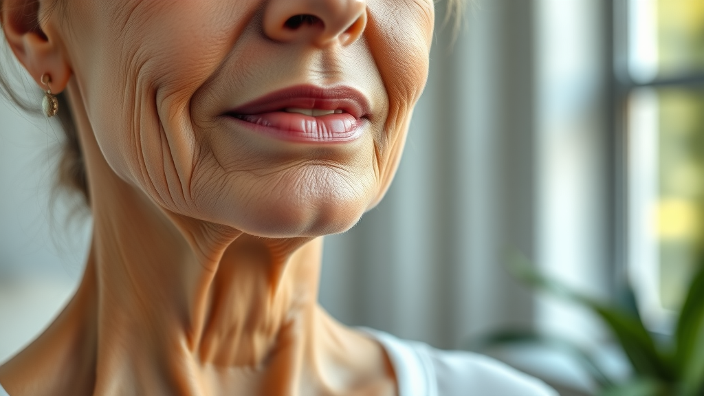 Facelift procedure results on lower face and neck at Atlanta clinic